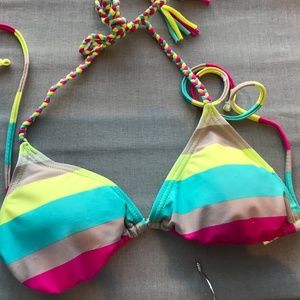 Multicolored Bikini Top